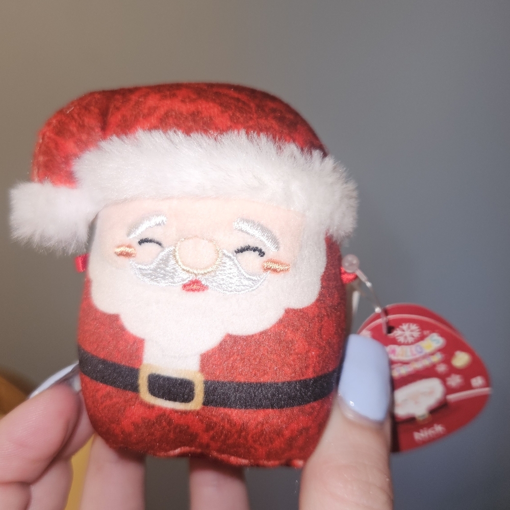 NWT Squishmallows Nick The Santa Plush Christmas Holiday Micromallow
